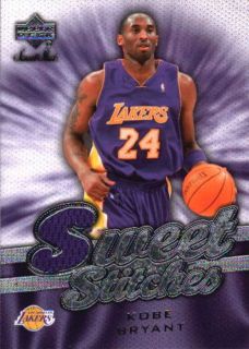 Kobe Bryant 07 08 Sweet Shot Sweet Stitches Lakers Game Used Jersey