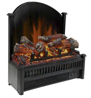 Electric Log Set with Heater Insert LED Technology Energy Efficient