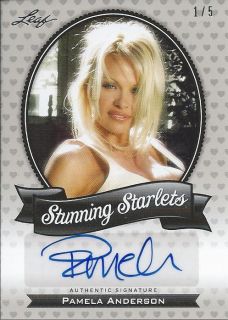 Pamela Anderson 1 5 Auto 2011 Pop Century Stunning Starlets Autograph