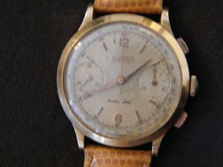 Eberhard and Co Vintage 18K Gold Watch
