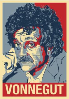 Kurt Vonnegut   Novelist, Playwright & Drinker   A Poster by Atelier
