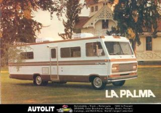 1975 Executive La Palma motorhome RV Brochure