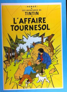 Hergé Les Aventures de Tintin LAffaire Tournesol Poster 43x61 cm