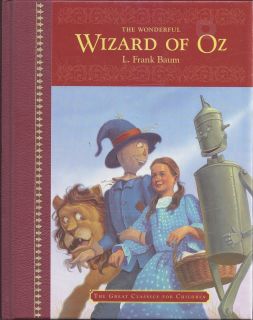 The Wonderful Wizard Of Oz by L Frank Baum Fully Illustrated Hardcover