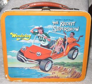1976 The Krofft Super Show VW Wonderbug Lunchbox Aladdin Nice