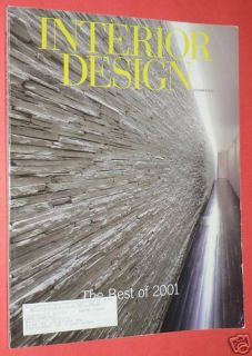 Interior Design Magazine December 2001 House Style Home