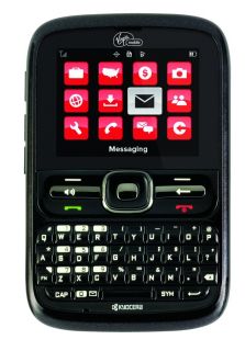 Kyocera Loft S2300 Black Virgin Mobile Phone Heavy