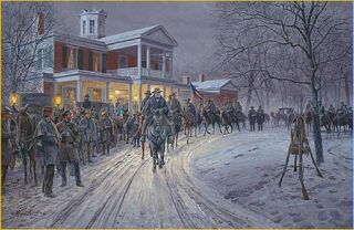 Mort Kunstler Merry Xmas General Lee Collectible Civil War Print