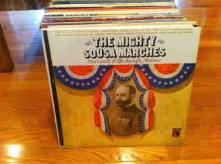 Paul Lavalle Band of America The Mighty Sousa Marches Vinyl LP EX Mono