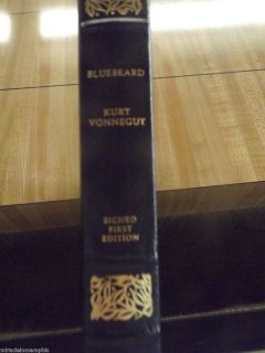 Signed 1st Edition Bluebeard by Kurt Vonnegut Leatherbound