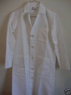 Brand New Top Quality Mens Nurses Long Lab Coat White by Medline