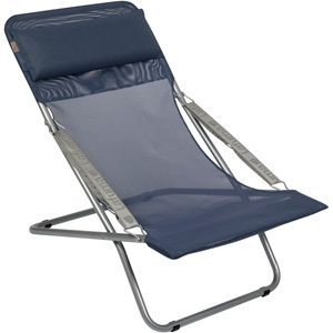 Lafuma Transabed XL Lounge Chair Ocean Blue Batyline Mesh