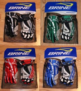 Lacrosse Gloves BRINE Prospect 12 NEW  (BIN) SHIPS FREE