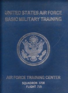 Yearbook Air Force Squad 3708 Flight 715 1974 Lackland