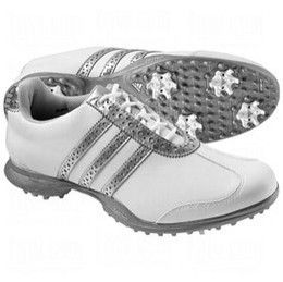 Adidas Driver Val s Womens Ladies Golf Shoes White Silver 10