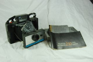  Polaroid Folding Land Camera Automatic Model 210 Instant Film Camera