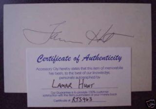 Kansas City Chiefs Lamar Hunt HOF Autograph Deceased