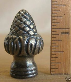 Lamp Finial Bronze Plated Acorn 1 1 2 A