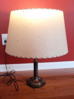 Vintage Retro Lamp with Fiberglass Shade
