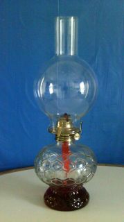 Vintage Hurricane Oil Lamp