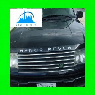 1995 2002 LAND ROVER RANGE ROVER CHROME TRIM FOR UPPER GRILL GRILLE