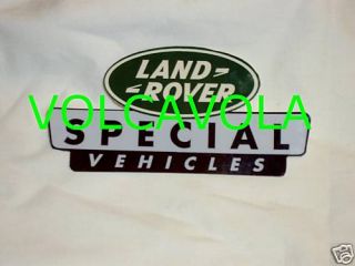 Land Rover Special Vehicles Rally Decal Sticker