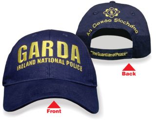 GARDA IRELAND IRISH NATIONAL POLICE BASEBALL STYLE HAT CAP BNWT FREE