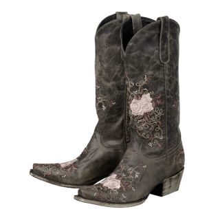 Lane Western Boots Womens Cowboy Brandy Distressed Grey 51 A