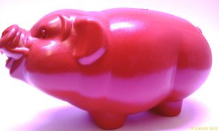 Piggy Hard Plastic Banks Saving Money Pig Large Big Size Unbreakable