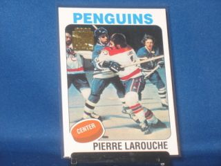 Pierre Larouche 2002 Topps Archives 40 1975 76 305 Pittsburgh Penguins