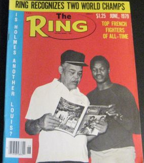 The Ring Magazine June 1979 Larry Holmes Joe Louis