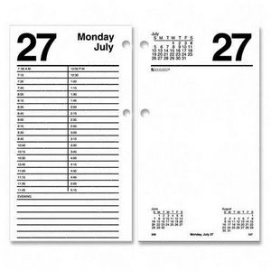 50 at A Glance Large Daily Desk Calendar Refill Daily 4 5 X