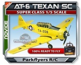 At 6 Texan Large Scale RTF WW2 RC Airplane 6 CH 2 4 GHz Radio System