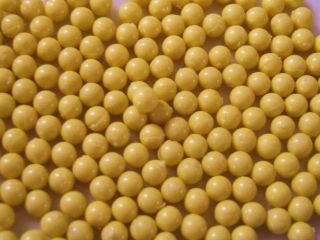 Yellow 3mm No Hole Plastic Balls N s Largest Iinventor