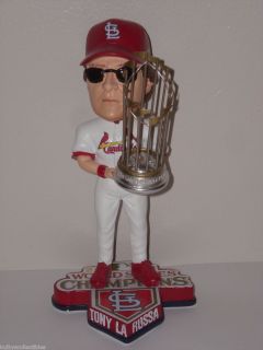 TONY LARUSSA St Louis Cardinals Bobble Head 2011 World Series Champs