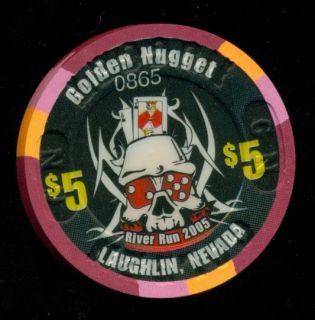 Golden Nugget Laughlin River Run 2005 Limited Edition Chip