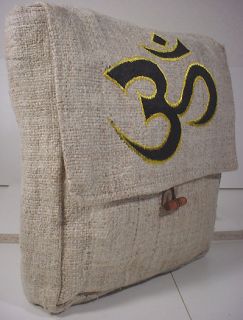 Aum Simple Style Handbag OM Purse Durable Hemp Bag