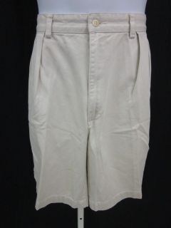 Polo Ralph Lauren Mens Sand Pleated Khaki Shorts Sz 38