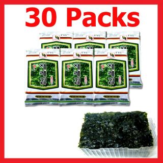 Seasoned Roasted Seaweed Laver Lunch Snack Nori 30PACKS