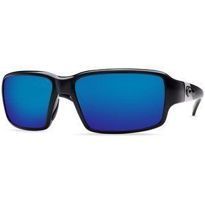 Costa Del Mar Peninsula Black Blue Mirror 400G Sunglasses