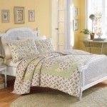 Laura Ashley Home Whitaker Quilter Queen Full Oversized Comforter