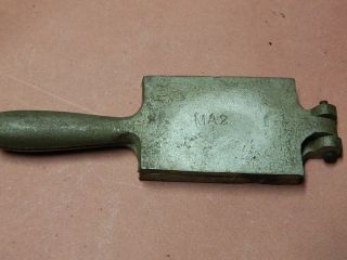Vintage Lead Mold MA2 Fishing Weight Lead Mold