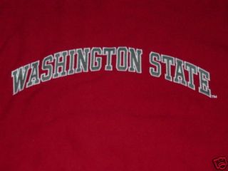 WSU Washington State Cougars Crew Sweatshirt NWT Large