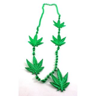 Weed Leaf Marijuana Leaf Party Beads