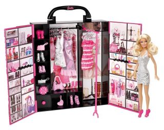 Ultimate Closet Girl Play Set Doll Toy Clothes Child Kid New