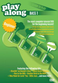 Playalong DVD Learn to Play Bass Guitar 1 Kenji Rabson
