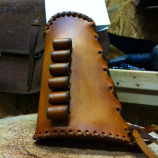 LEATHER GUN STOCK COVER SHELL HOLDER WINCHESTER 94 MARLIN 1894 95