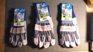 Leather Kids or for Smaller Hands Work or Garden Gloves 3 Sizes s M L