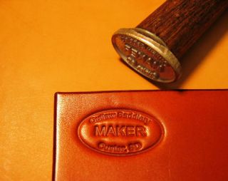 Saddle Making Leather Tools Maker Stamp Medium