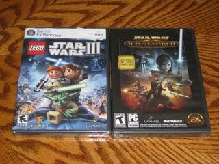 Lego Star Wars III The Clone Wars Star Wars The Old Republic Lot of 2